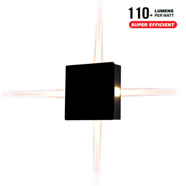 LAMPADA LED QUADRATA 4W STELLA CORPO BIANCO IP65 LAMPADA LED QUADRATA 4W STELLA CORPO BIANCO IP65